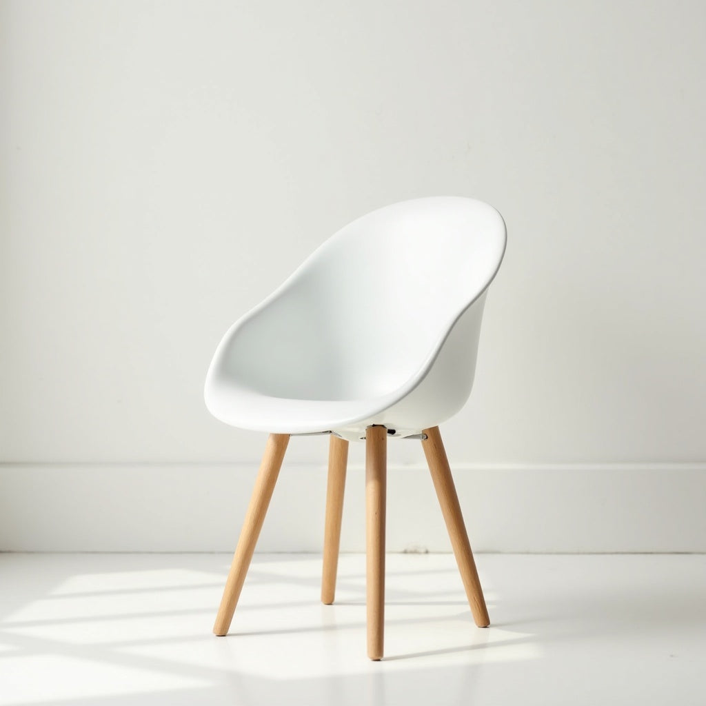 Mid-Century Molded Plastic Chair – Luxllighting